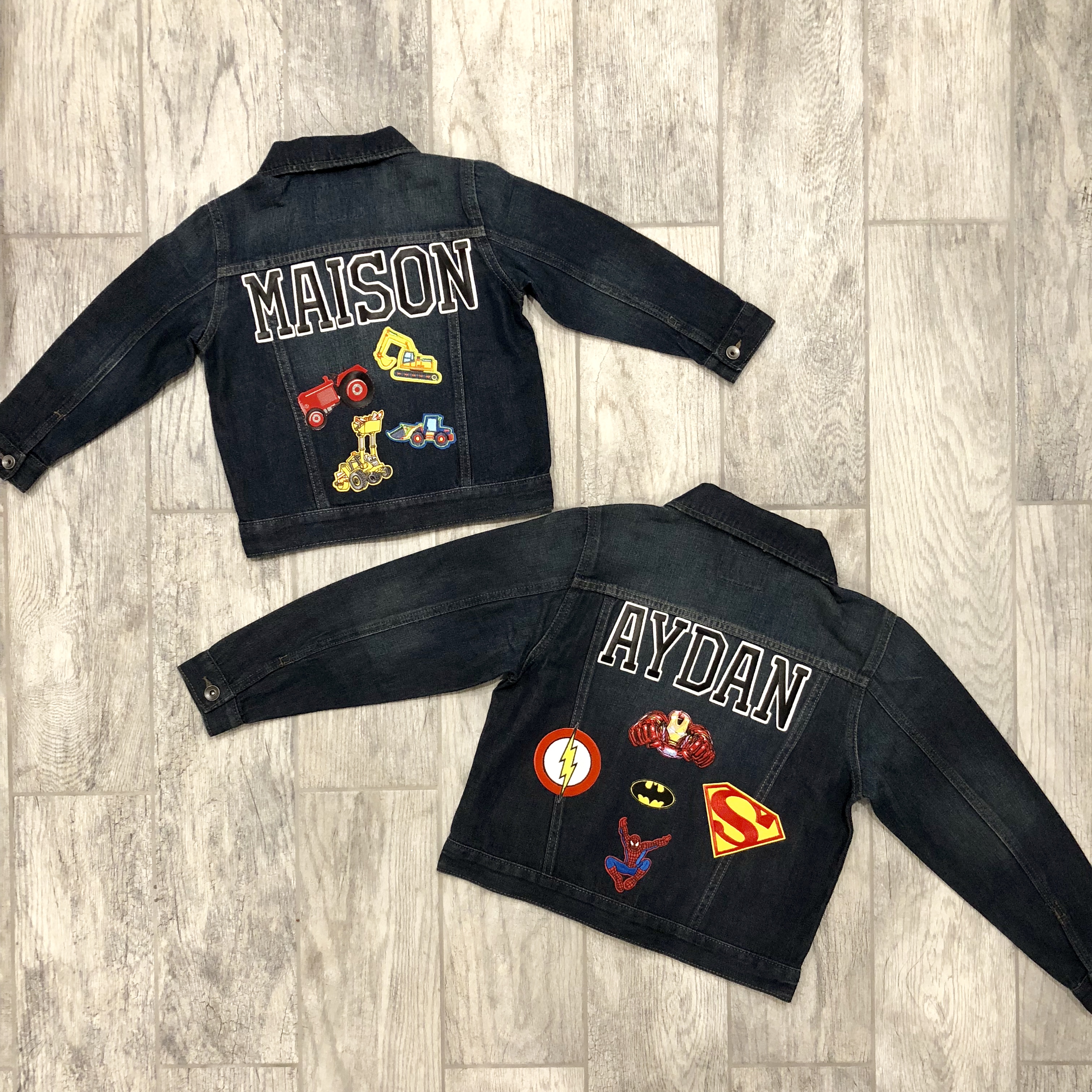 Boys Denim Jacket - Custom Jean Jacket 